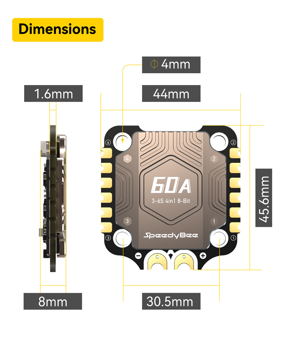 305x305mm-SpeedyBee-BLS-60A-BLheli_S-4In1-ESC-mit-eingebautem-Stromsensor-DShot600-fuumlr-FPV-RC-Rac-2008620-5